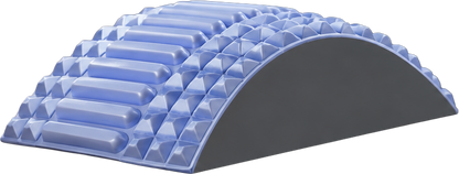 Acemend Back Stretcher in profile, showing the height of the arch and the non-slip base