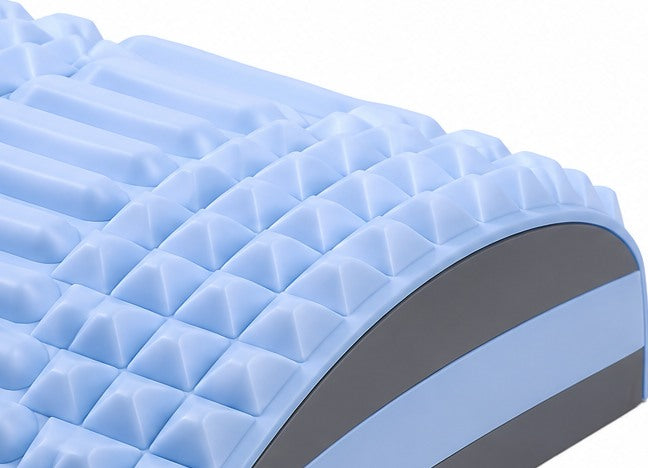 Close-up of the acupressure nodes and the reinforced base of the arch
